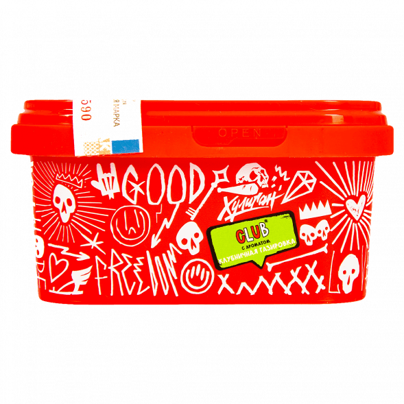 Табак Хулиган - CLUB (Клубничная Газировка, 200 грамм) купить в Самаре