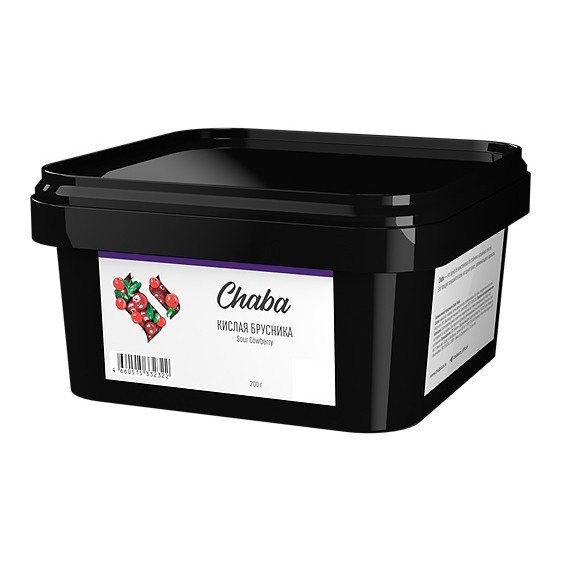 Смесь Chaba - Sour Cowberry (Кислая Брусника, 200 грамм, Без никотина) купить в Самаре