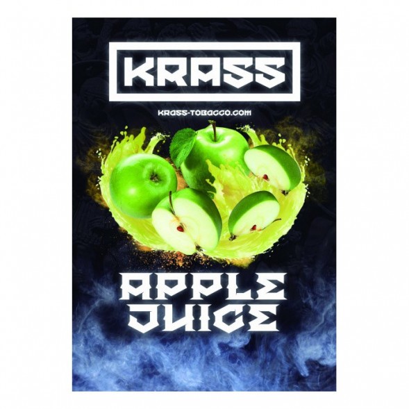 Табак Krass Black - Apple Juice (Яблочный Сок, 100 грамм) купить в Самаре
