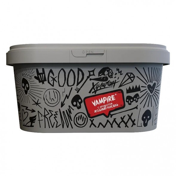 Табак Хулиган - Vampire (Ягодный Кисель, 200 грамм) купить в Самаре