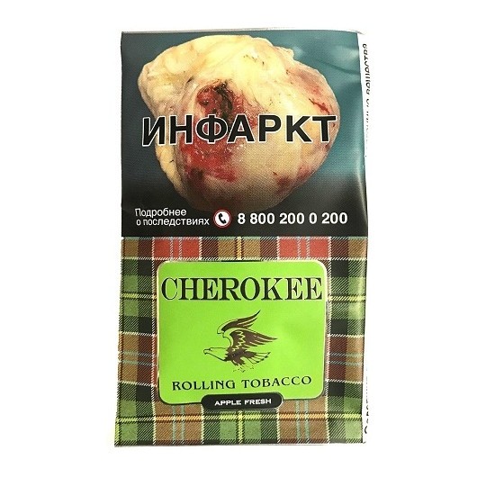 Табак сигаретный Cherokee - Apple Fresh (25 грамм) купить в Самаре