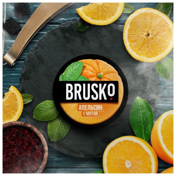 Смесь Brusko Medium - Апельсин с Мятой (50 грамм) купить в Самаре