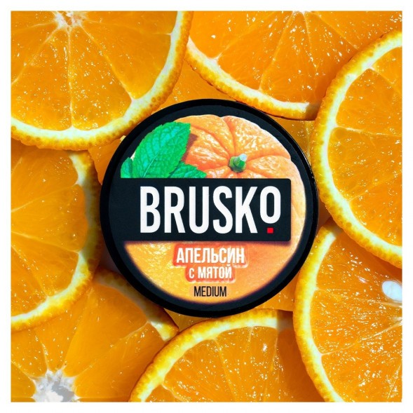 Смесь Brusko Medium - Апельсин с Мятой (50 грамм) купить в Самаре
