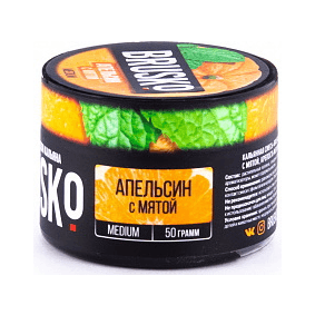 Смесь Brusko Medium - Апельсин с Мятой (50 грамм) купить в Самаре