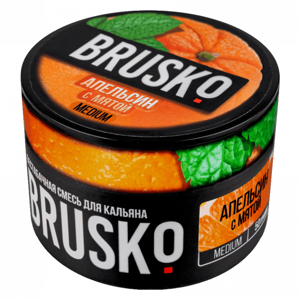 Смесь Brusko Medium - Апельсин с Мятой (50 грамм) купить в Самаре