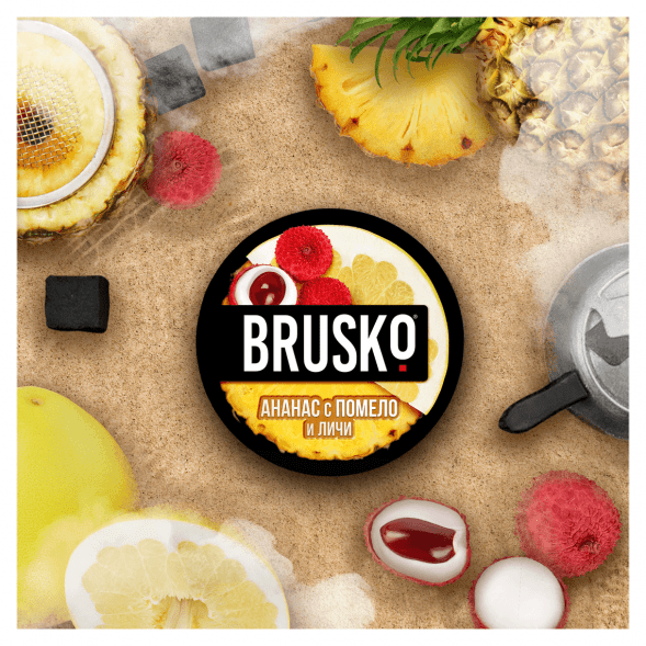 Смесь Brusko Medium - Ананас с Помело и Личи (50 грамм) купить в Самаре